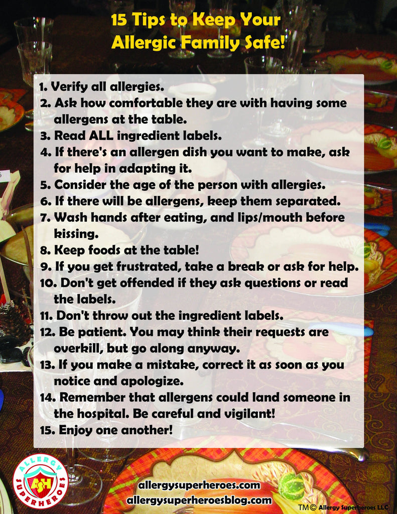 15 Tips To Keep Your Allergic Loved Ones Safe Poster - DOWNLOAD LINK IN DESCRIPTION