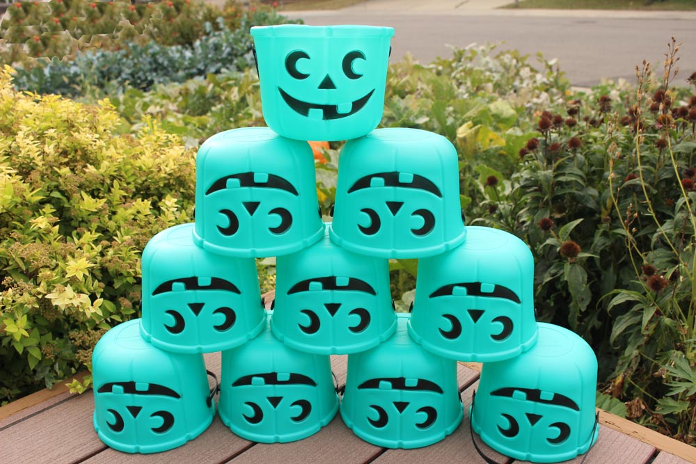 Teal Pumpkin Candy Bucket Bulk Packs by food Allergy Superheroes.