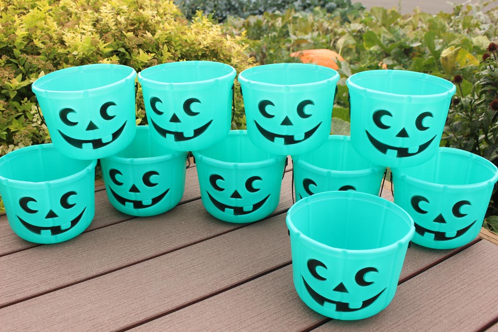 Teal Pumpkin Candy Bucket Bulk Packs by food Allergy Superheroes.