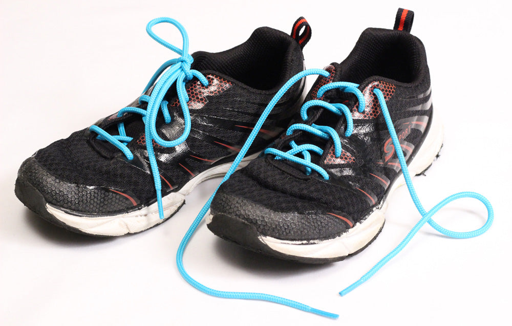 Food Allergy Awareness Shoelaces - Solid Teal by Allergy Superheroes