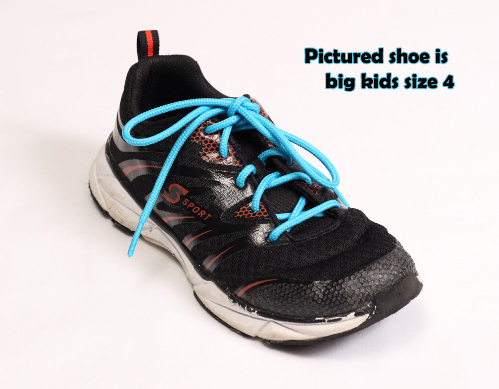 Food Allergy Awareness Shoelaces - Solid Teal by Allergy Superheroes