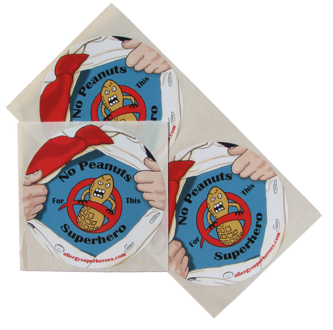 Lex Legume Peanut Allergy boy sticker by food Allergy Superheroes.