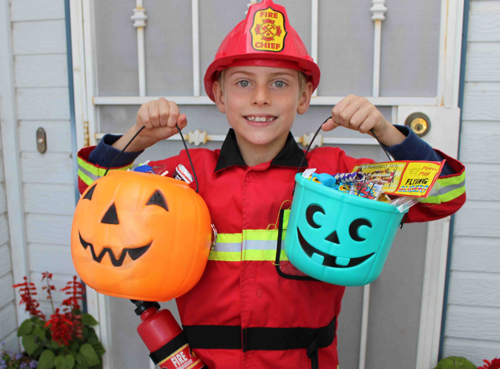 Teal Pumpkin Candy Bucket by food Allergy Superheroes