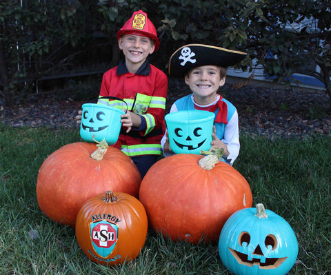 Teal Pumpkin Candy Bucket Bulk Packs by food Allergy Superheroes.