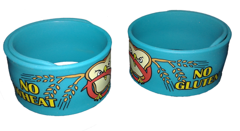 Celihawk Gluten Wheat Allergy slap bracelet by food Allergy Superheroes.