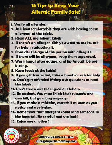15 Tips To Keep Your Allergic Loved Ones Safe Poster