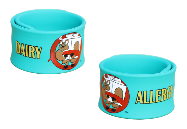 Dairy Allergy Superhero Slap Bracelet Allergy Superheroes