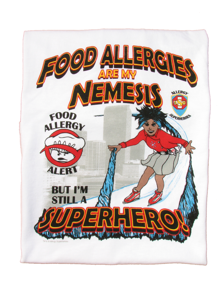 Chef Cross Food Allergy T-Shirt featuring Arctic Storm by food Allergy Superheroes.